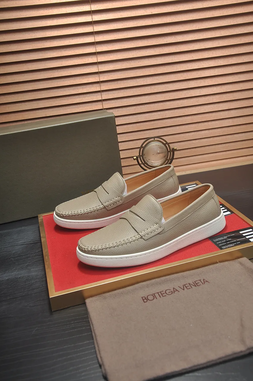 Men's shoes 💰460💶 [Botteg Venetta (BV)] (full cowhide lining) Exclusive new model Official website new model The upper is made of top-quality calfskin. Delicate feel and flowing luxurious texture. Tailored for refined men to create a noble aura. Detailed and regular Mark hand-stitching. Smooth lines. Full cowhide lining. Comfortable to wash sweat. 38-44